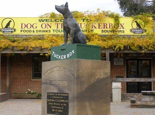 Dog on the Tuckerbox Memorial : 28-May-2010