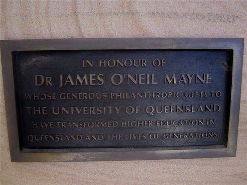 James Mayne Dedication Plaque : 04-08-2013