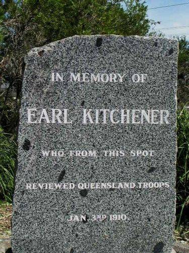 Earl Kitchener Inscription