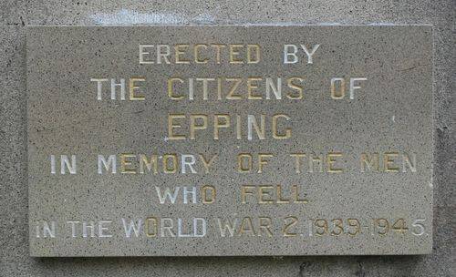 World War Two Plaque : 24-July-2014