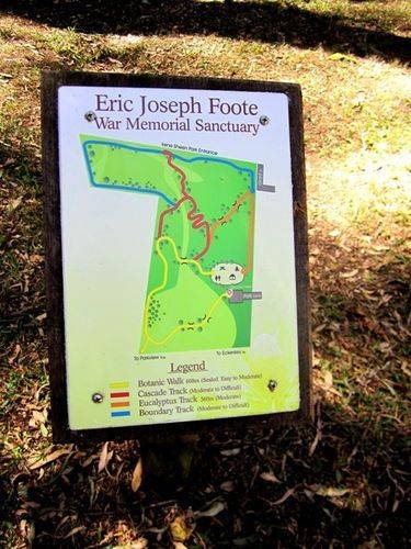 Eric Foote Memorial Sanctuary Map: 08-09-2012