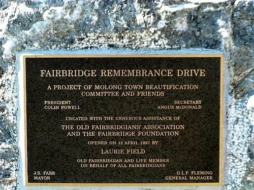 Fairbridge Remembrance Drive Fairbridge Farm History