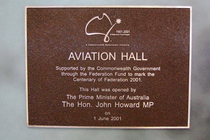 Aviation Hall Plaque : 28-December-2015
