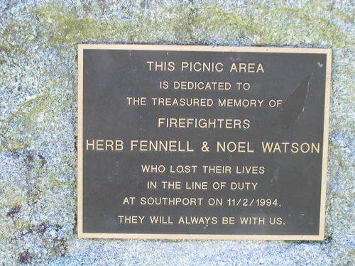Fennell + Watson Memorial Inscription