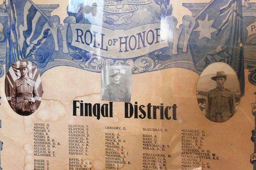 Fingal District Roll of Honour : 19-March-2012