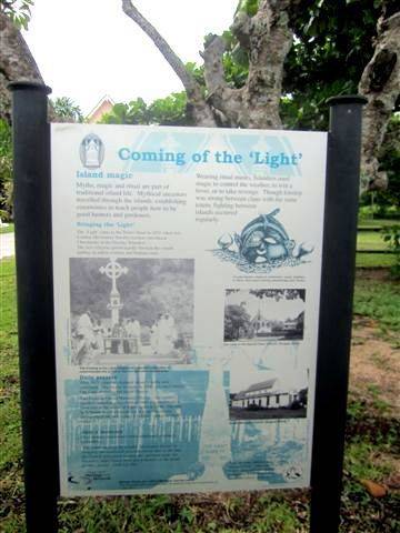 Coming of the Light Information Board / May 2013