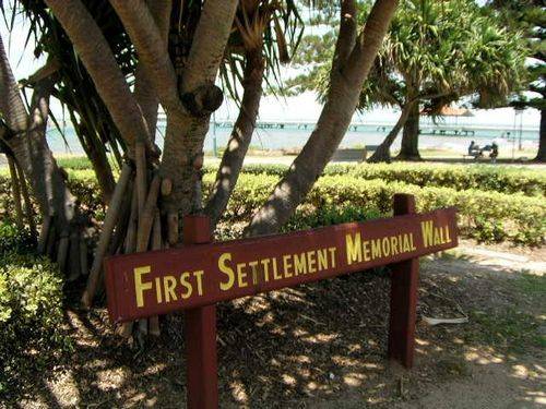 First Settlement Memorial Wall Sign