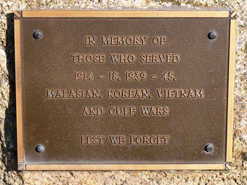 Fish Creek War Memorial : 15-April-2013