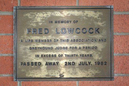 Frederick Lowcock Plaque : 12-03-2014