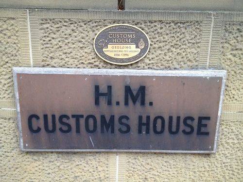 Customs House Plaque 2 : April 2014