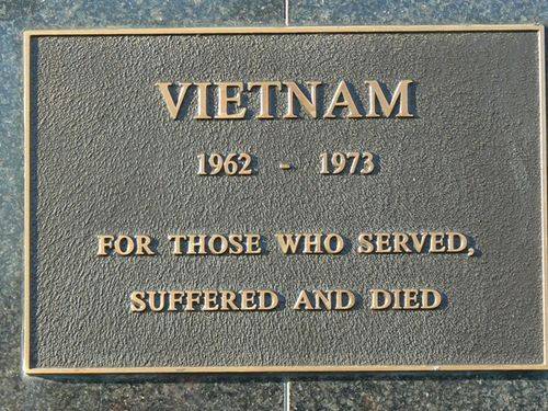 Geelong North Vietnam War Memorial   Rear