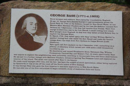 George Bass Plaque