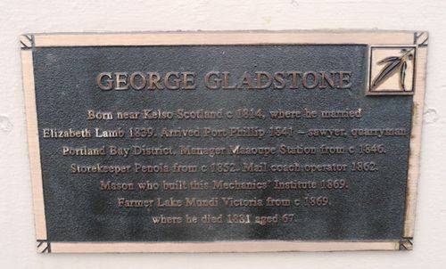 George Gladstone : 29-November-2012