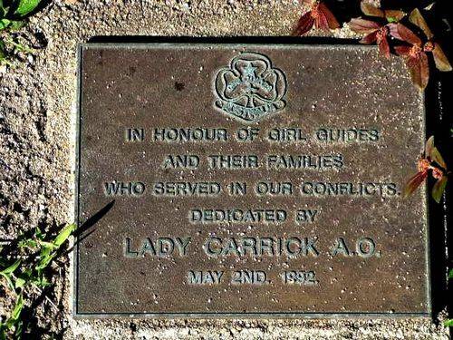 Girl Guides Plaque