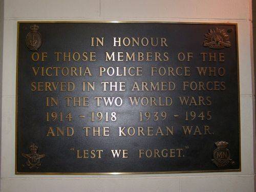 Police Memorial Plaque : 16-04-2014