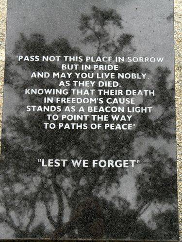 Glen Waverley War Memorial : 19-February-2012