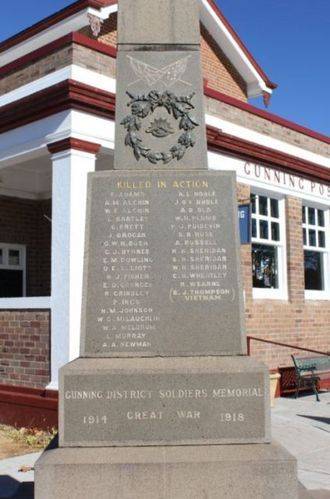 Gunning District Soldiers Memorial : 10-July-2011
