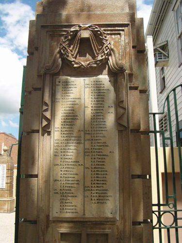 Gympie Gates Right Pillar Honour Roll