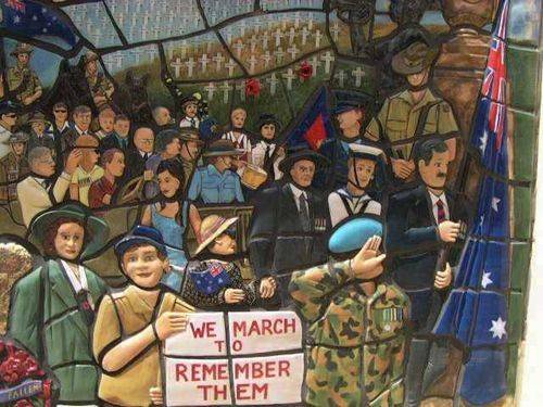 Cost of War Mural Detail/ March 2013