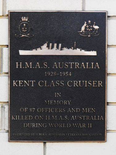 HMAS AUSTRALIA Plaque