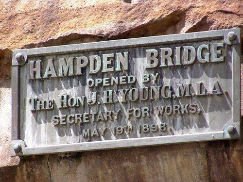 Hampden Bridge Plaque : 20-March-2013