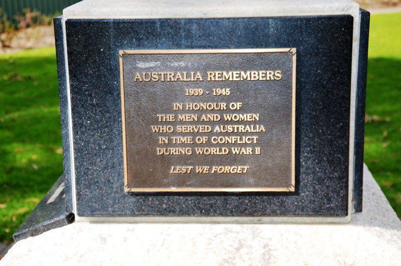 Australia Remembers: 02-September-2016