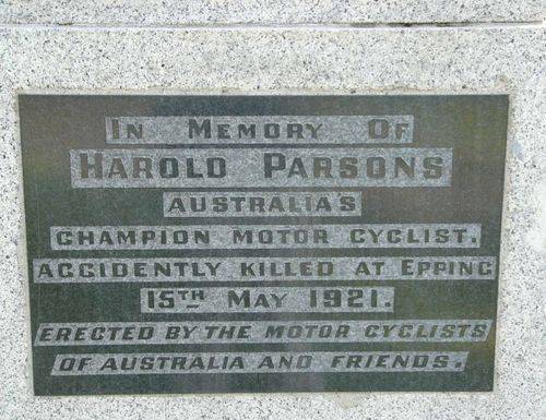 Harold Parsons Memorial
