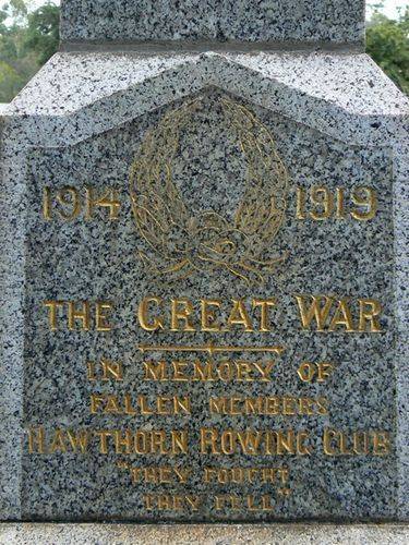 Hawthorn Rowing Club War Memorial