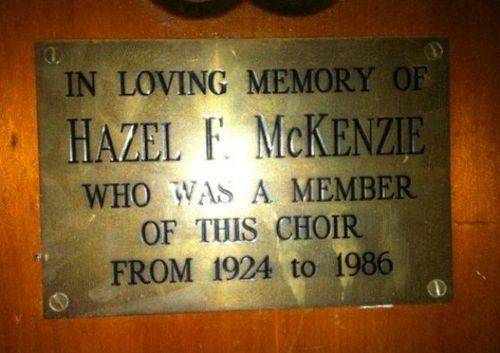 Hazel McKenzie : 12-July-2012