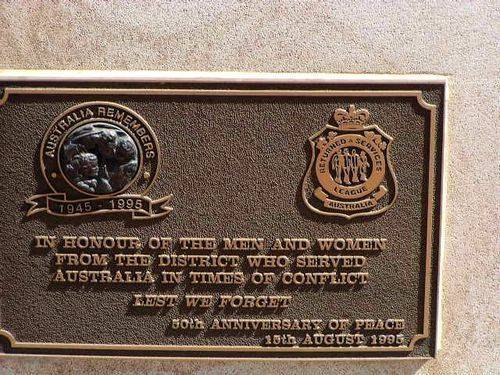 Australia Remembers Plaque