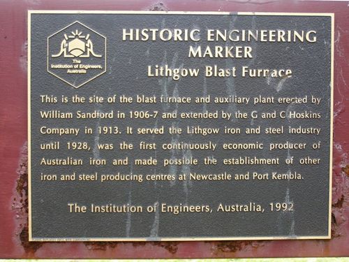 Historic Engineering Plaque : 24-03-2014