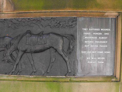Horses of the Desert Mounted Corps Right Inscription