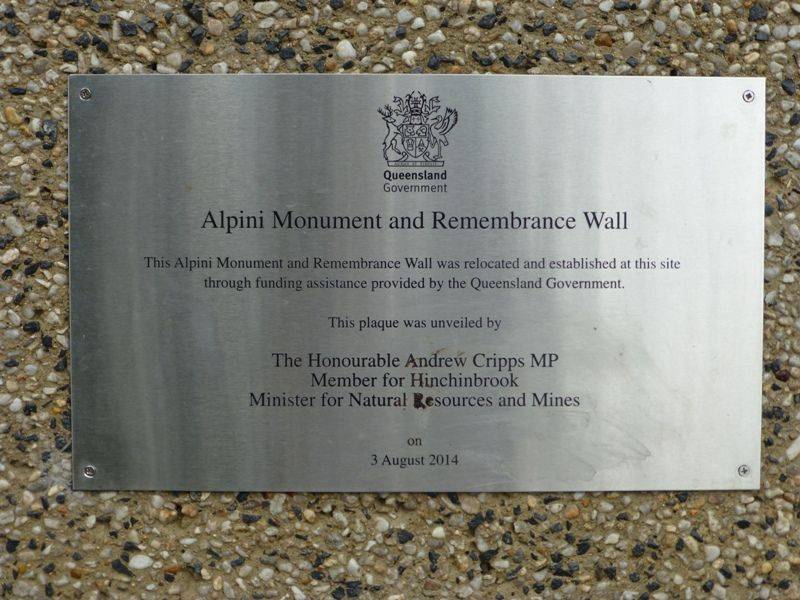 Dedication Plaque : 19-October-2014