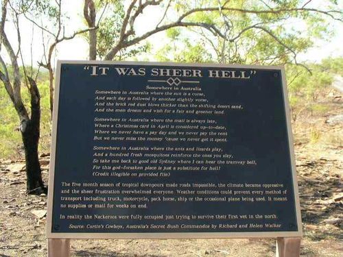 It Was Sheer Hell PLaque