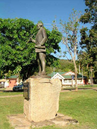 James Cook Statue  Side View