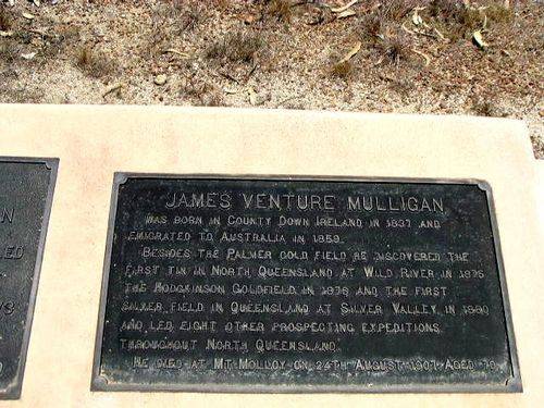 James Venture Mulligan Plaque