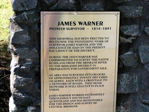 James Warner History Plaque