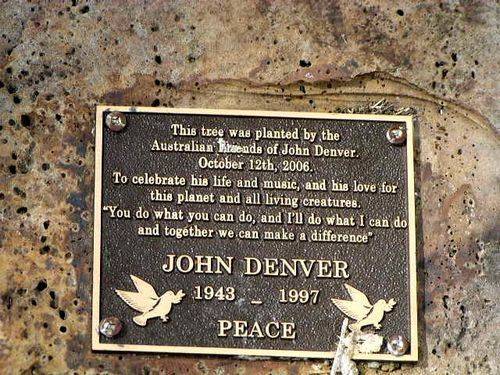 John Denver Plaque