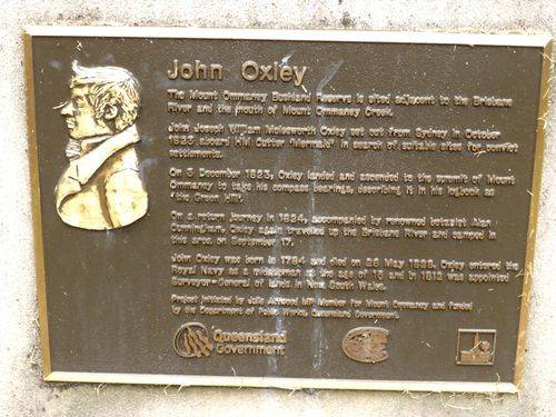 John Oxley Plaque : 30-05-2014
