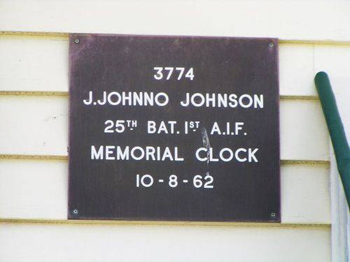 Johnno Johnson Inscription