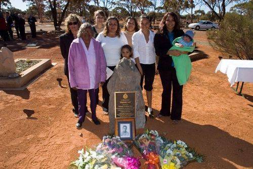 Johnny Grey's relatives at the Dedication Ceremony