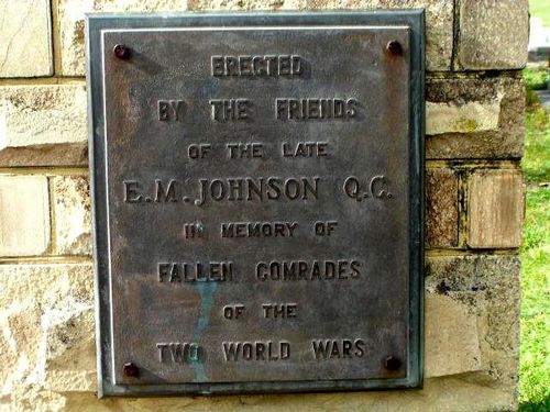 Johnson War Memorial Gates