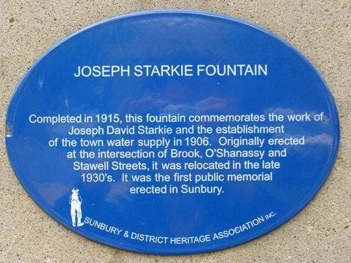 Starkie Heritage Plaque : 18-04-2014