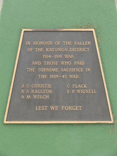 Katunga War Memorial : 20-October-2011