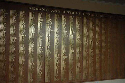 Kerang & District Honour Roll : 08-June-2013