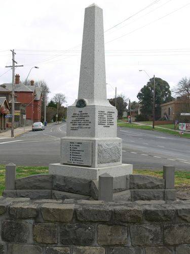 Kilmore War Memorial : 17-July-2012