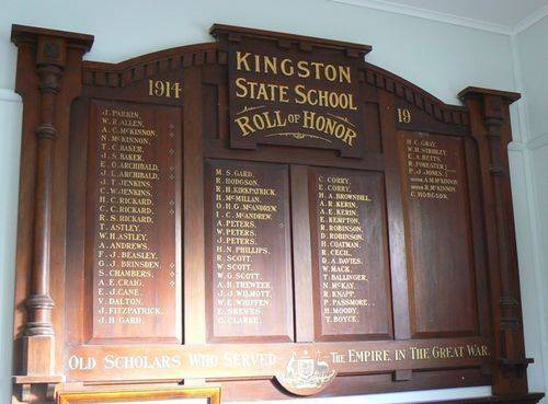 Kingston State School Honour Roll : 20-May-2012