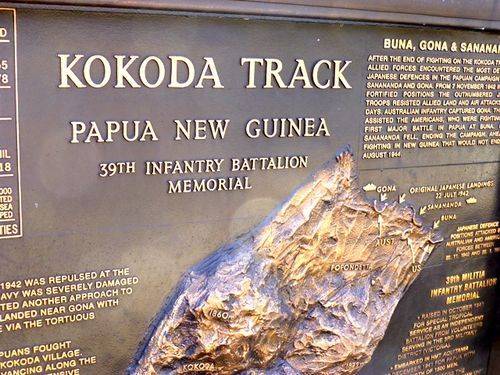 Kokoda Track Memorial Plaque 2 : 27-05-2014