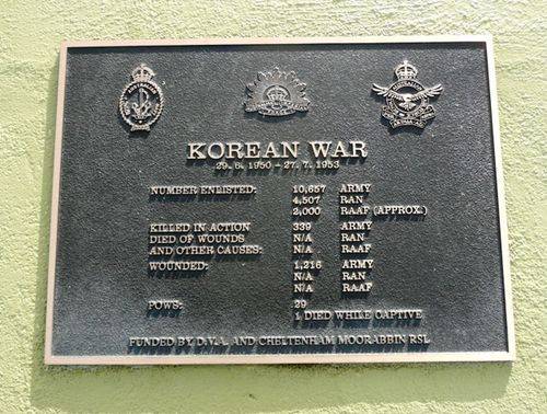 Korean War Plaque : 28-September-2012
