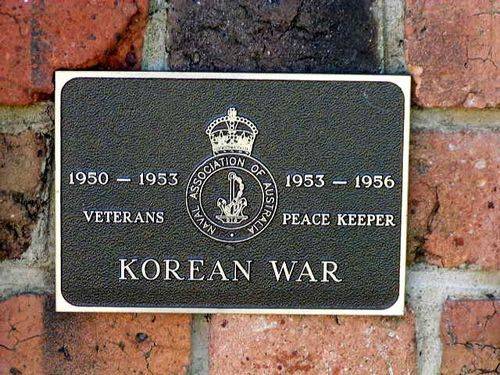 Korean War Plaque